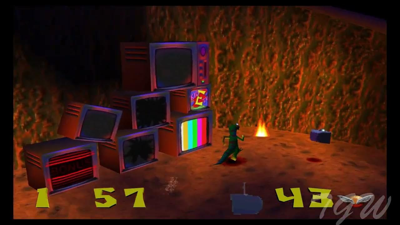 Gex 3D - Enter the gecko - Playstation 1 spill (PS1)