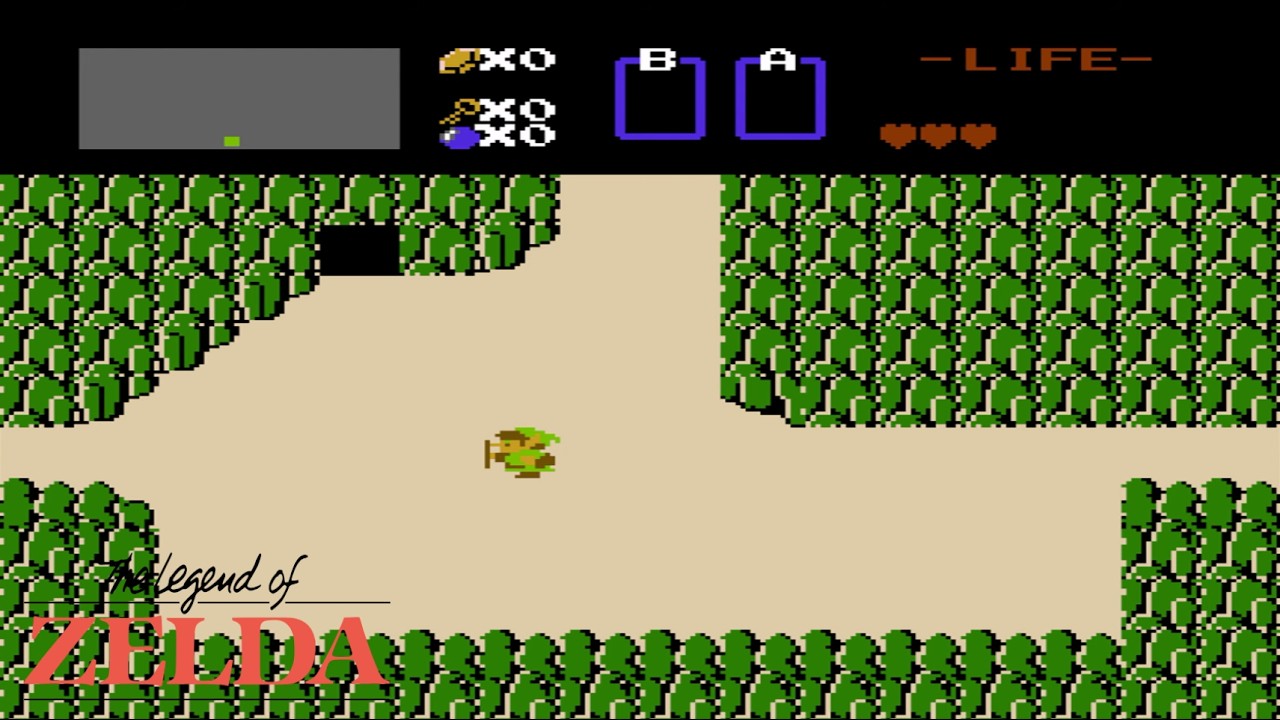 The legend of Zelda (USA) - Nintendo Entertainment system spill (NES)