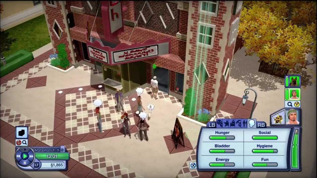 Gameplay-bilde fra The Sims 3 Xbox 360 Spill