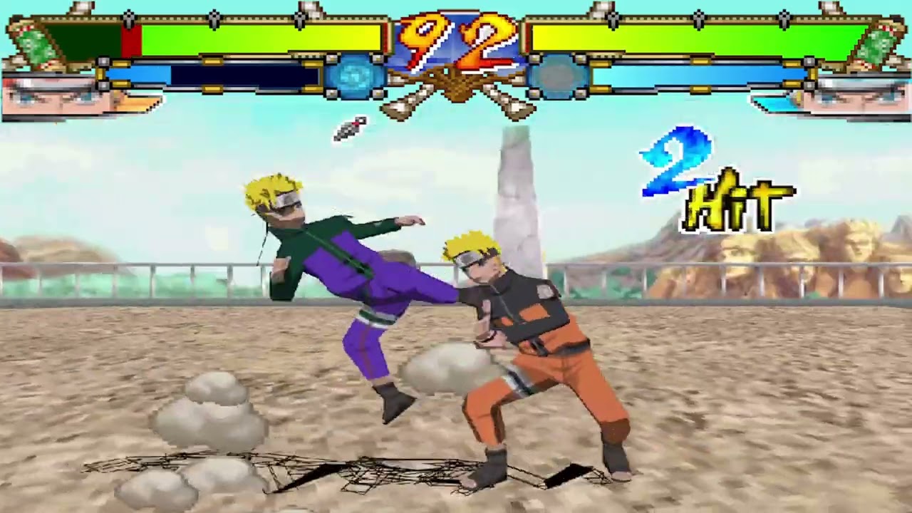 Gameplay-bilde fra Naruto - Ninja destiny – Nintendo DS spill