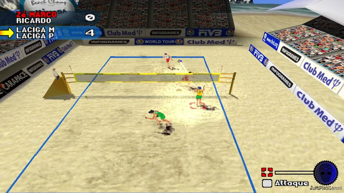Beach volleyball - Playstation 1 spill (PS1)