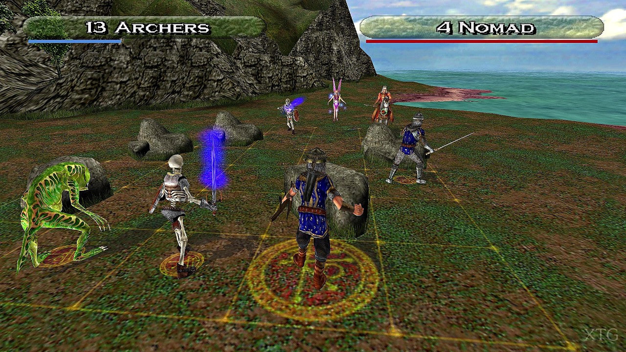 Gameplay-bilde fra Heroes of might and magic - Playstation 2 spill (PS2)