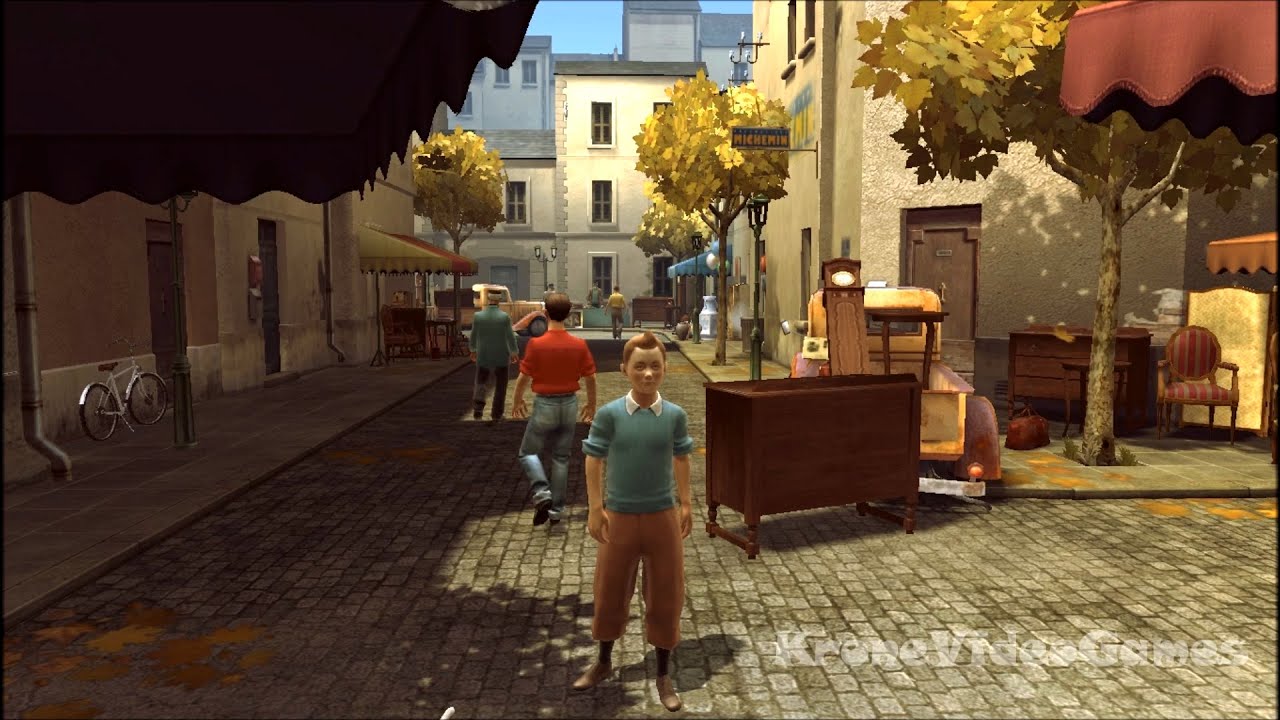 Gameplay-bilde fra The adventures of Tintin - The secret of the unicorn - Playstation 3 spill (ps3)