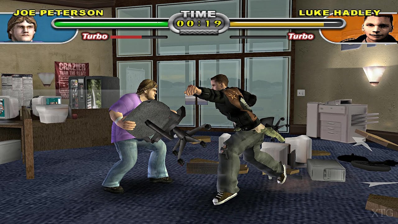 Gameplay-bilde fra Backyard wrestling 2 - Playstation 2 spill (PS2)