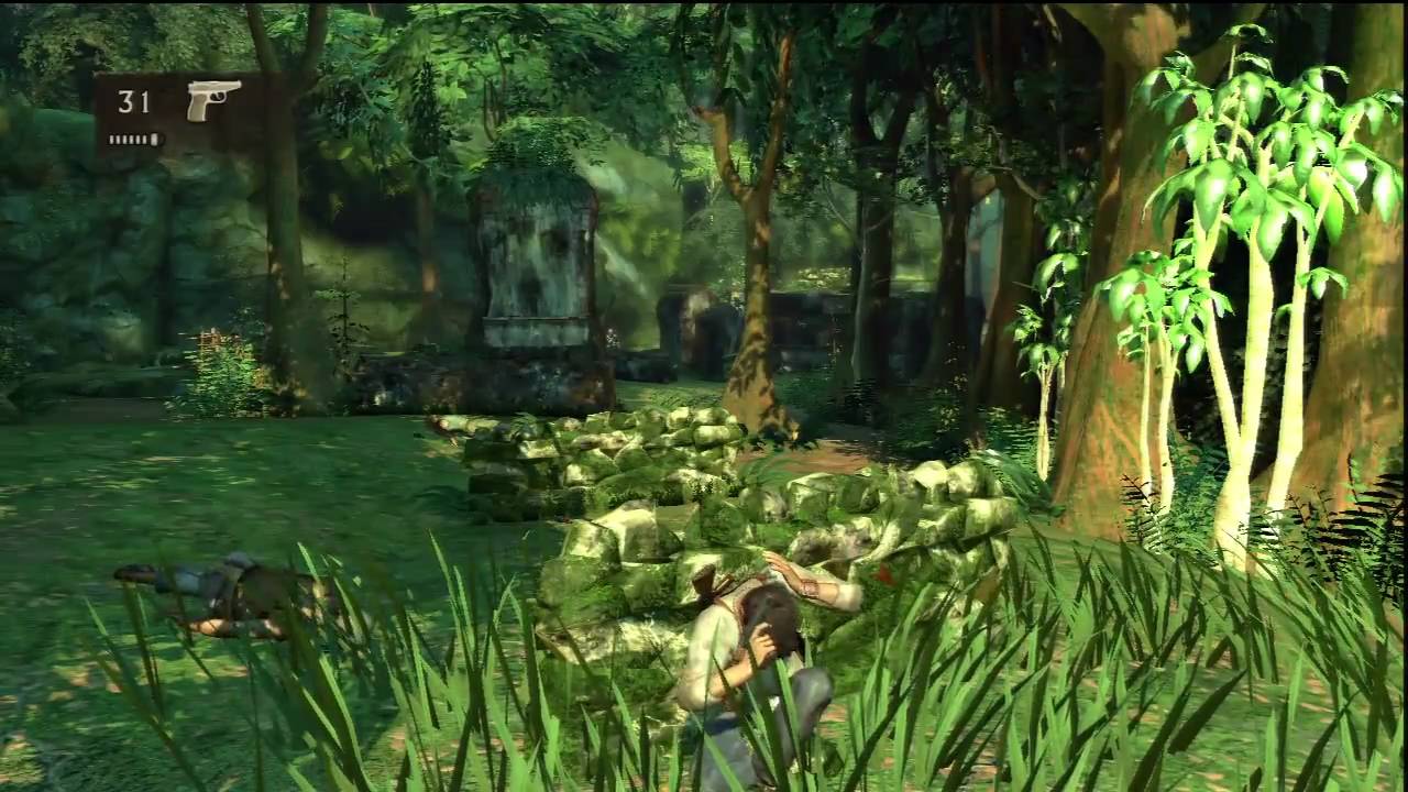 Gameplay-bilde fra Uncharted Drakes Fortune Platinum Playstation 3 Spill Ps3