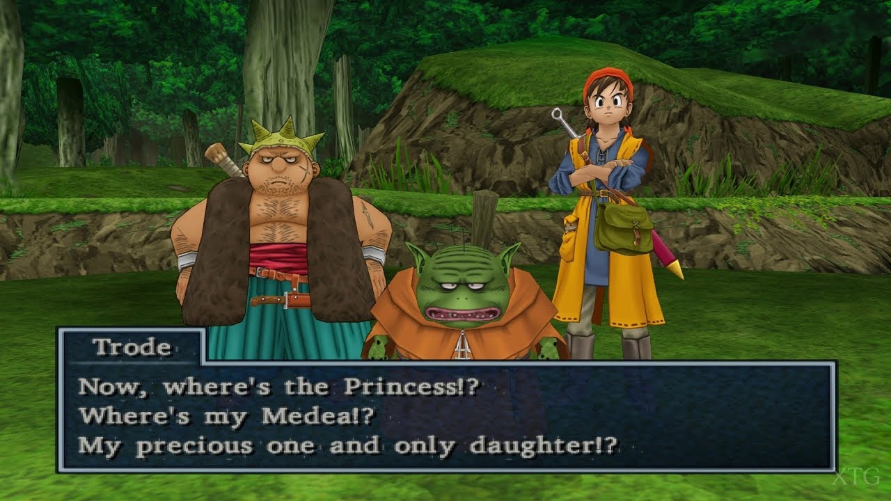 Gameplay-bilde fra Dragon quest VIII / 8 - The journey of the cursed king - Playstation 2 spill (PS2)