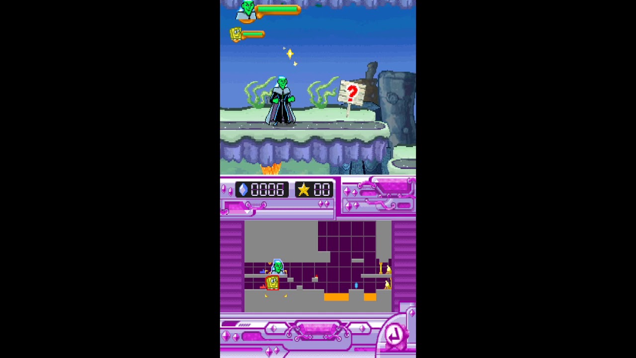 SpongeBob SquarePants featuring Nicktoons: Globs of Doom – Nintendo DS spill