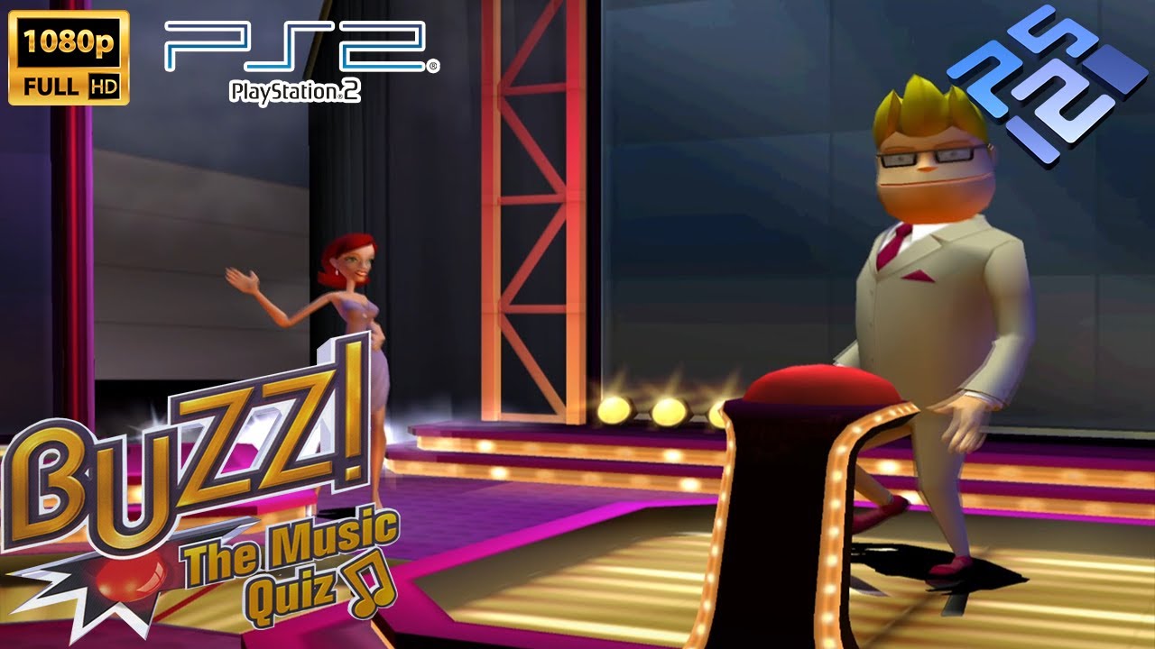 Buzz - The music quiz - Playstation 2 spill (PS2)