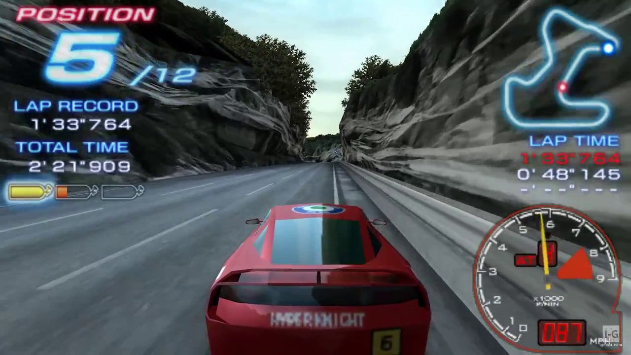 Gameplay-bilde fra Ridge Racer Brukt Playstation Portable Spill Psp