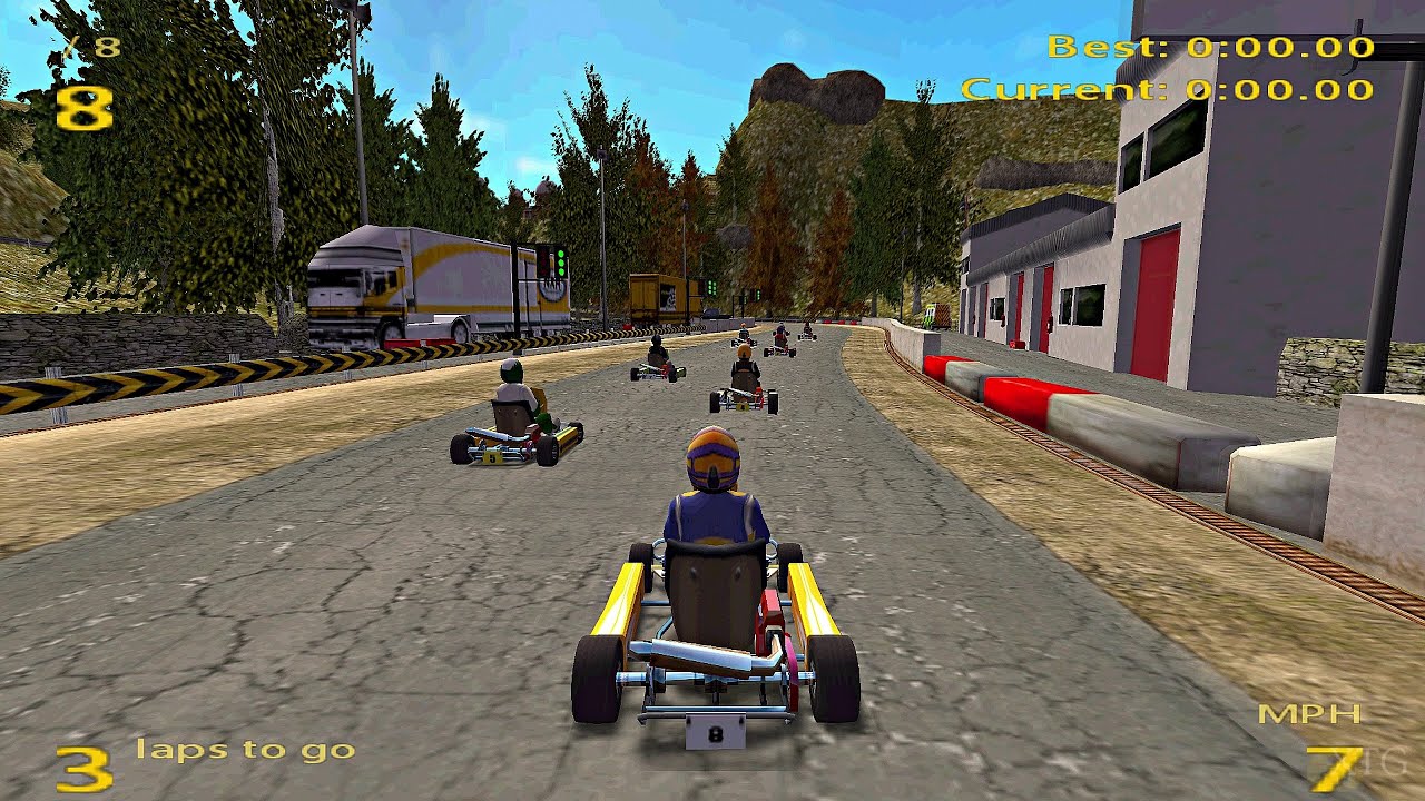 International super karts - Playstation 2 spill (PS2)