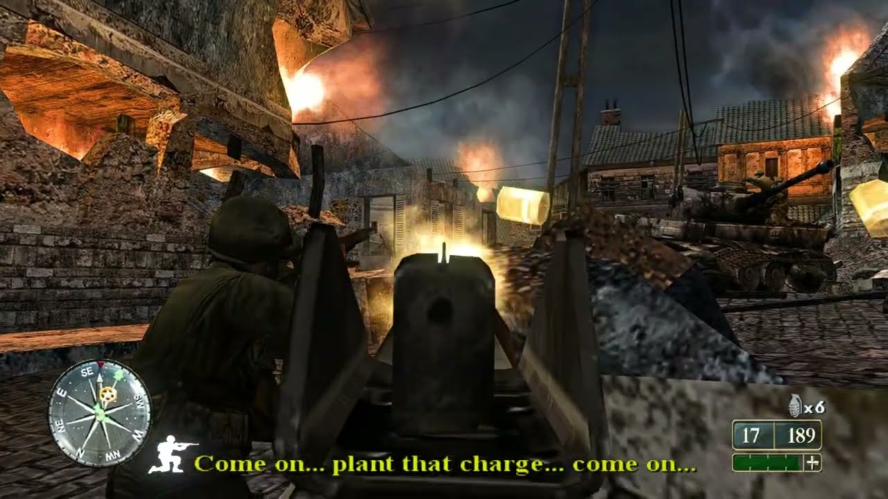 Call of Duty 2 - Big Red One - Playstation 2 spill (PS2)