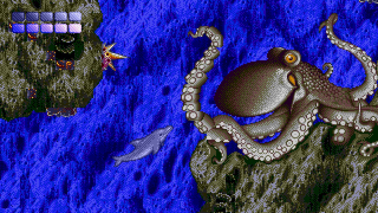Ecco the Dolphin - Sega mega drive spill
