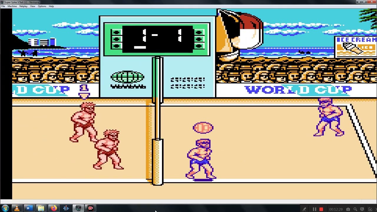 Super spike V' ball (NOE) - Nintendo entertainment system / NES spill