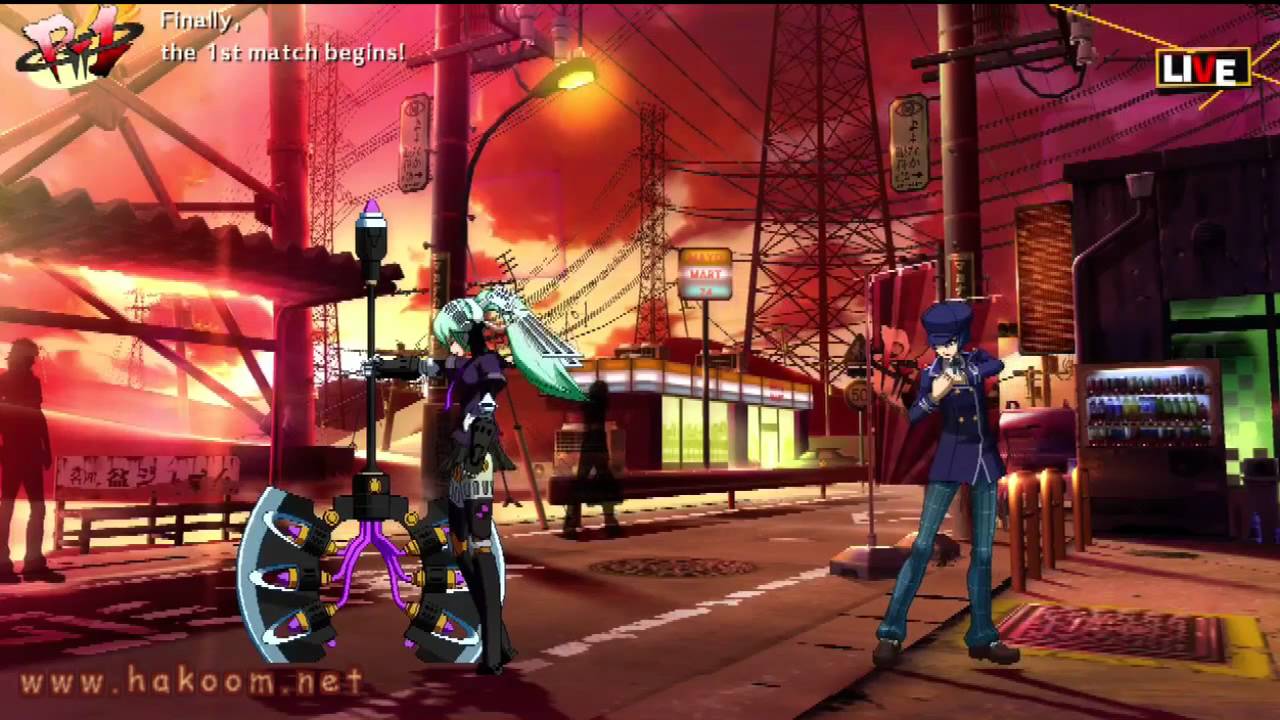 Gameplay-bilde fra Persona 4 Arena Xbox 360 Spill