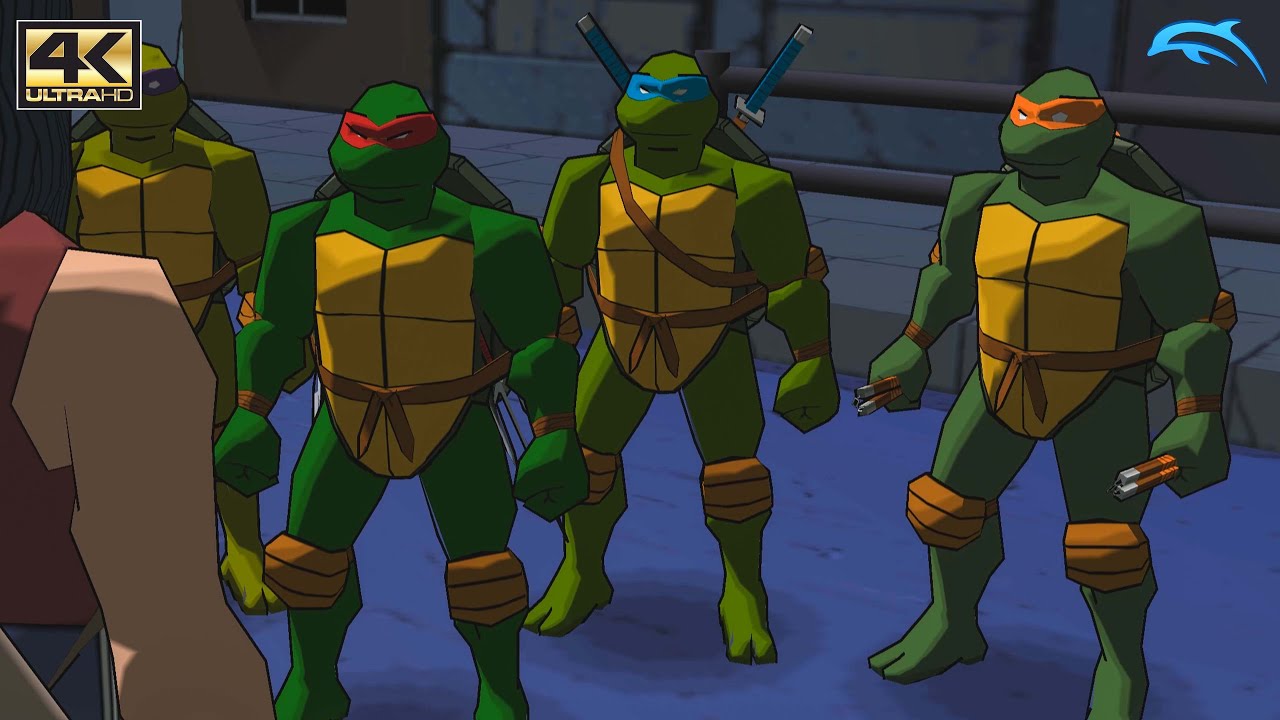 Gameplay-bilde fra Teenage Mutant Ninja Turtles Nintendo Gamecube Spill