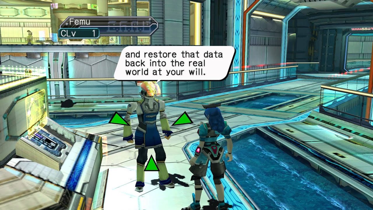 Gameplay-bilde fra Phantasy Star Online 3 C A R D Revolution Nintendo Gamecube Spill