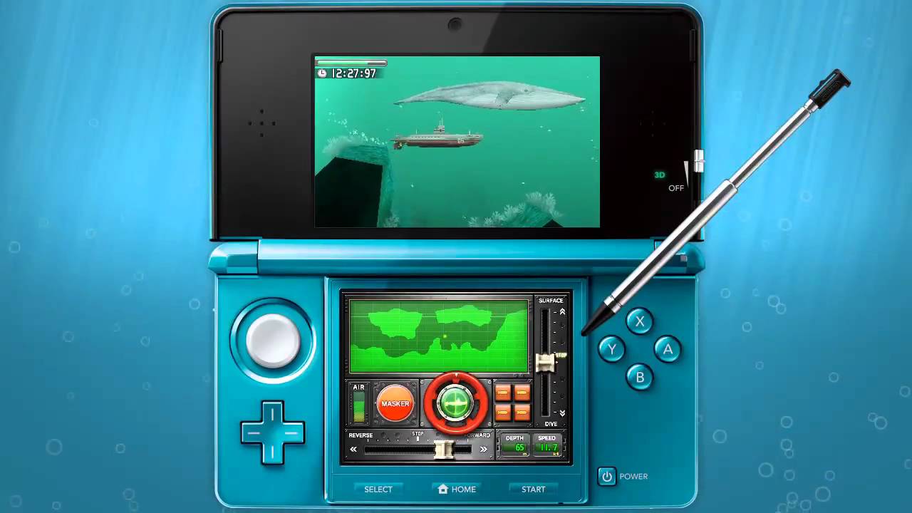 Steel diver  – Nintendo 3DS spill