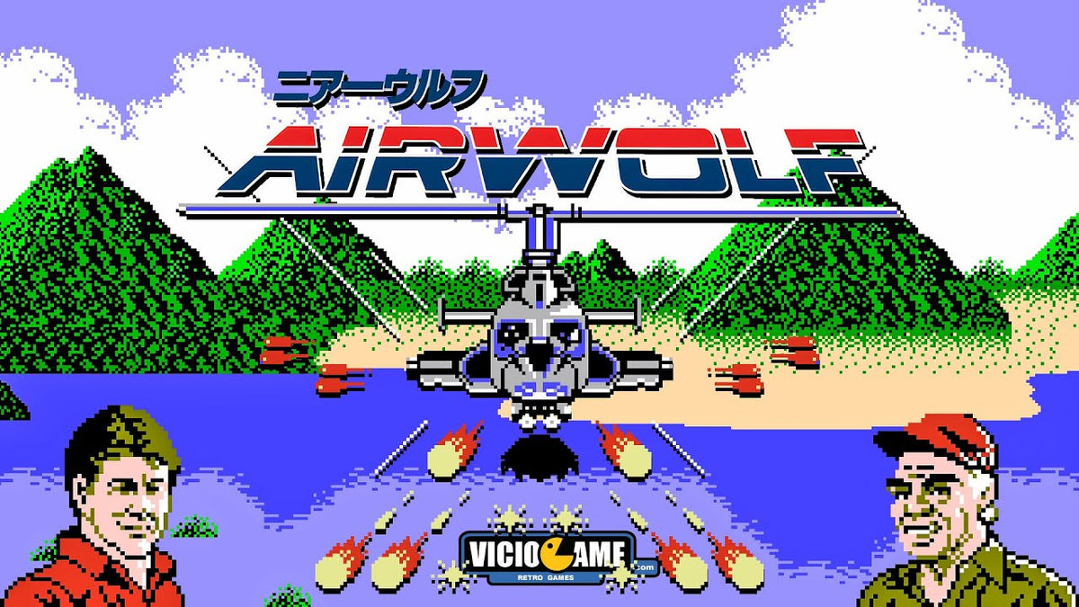 Airwolf (USA) - Nintendo entertainment system / NES spill