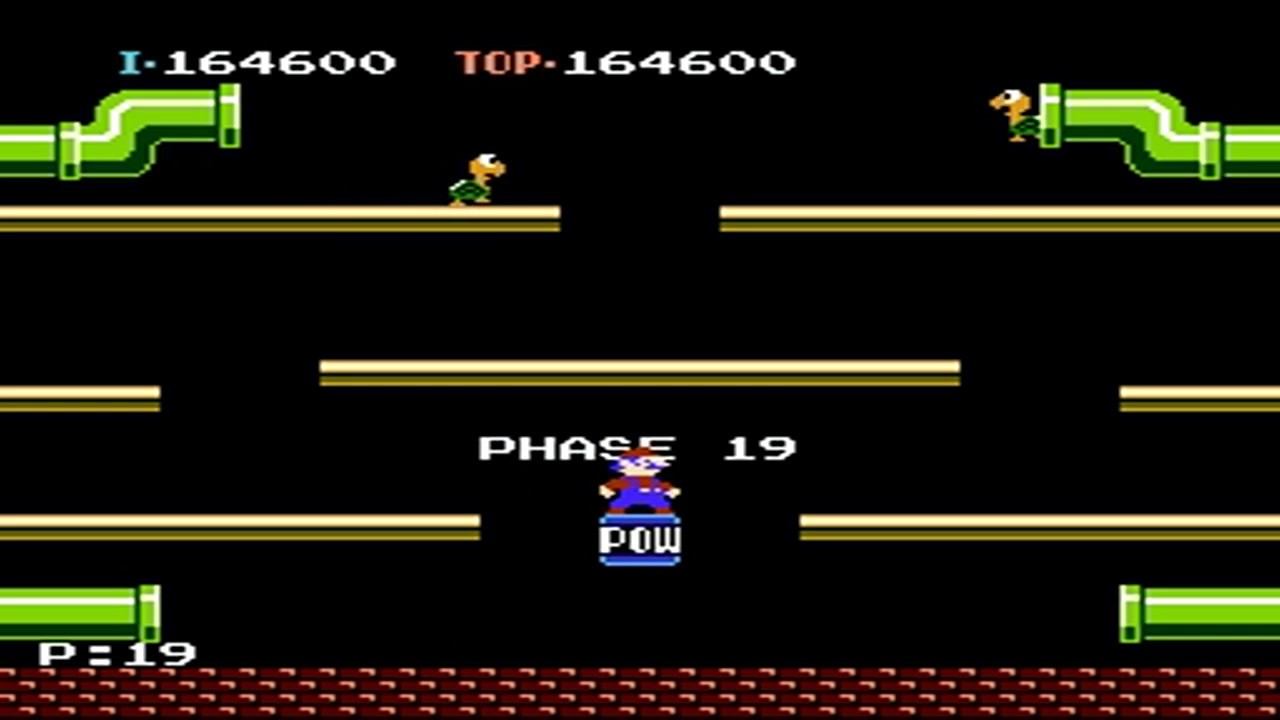 The original Mario bros. - Arcade classics series (USA) - NES spill