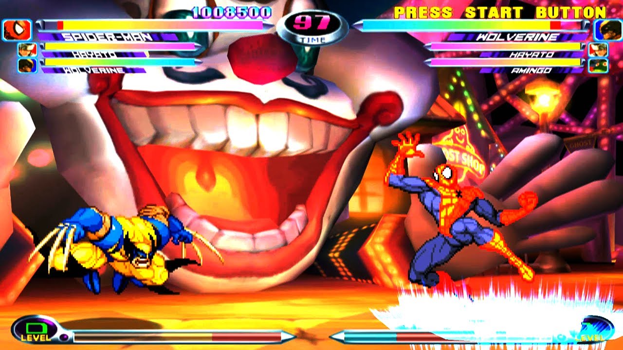 Marvel VS. Capcom 2 - Playstation 2 spill (PS2)