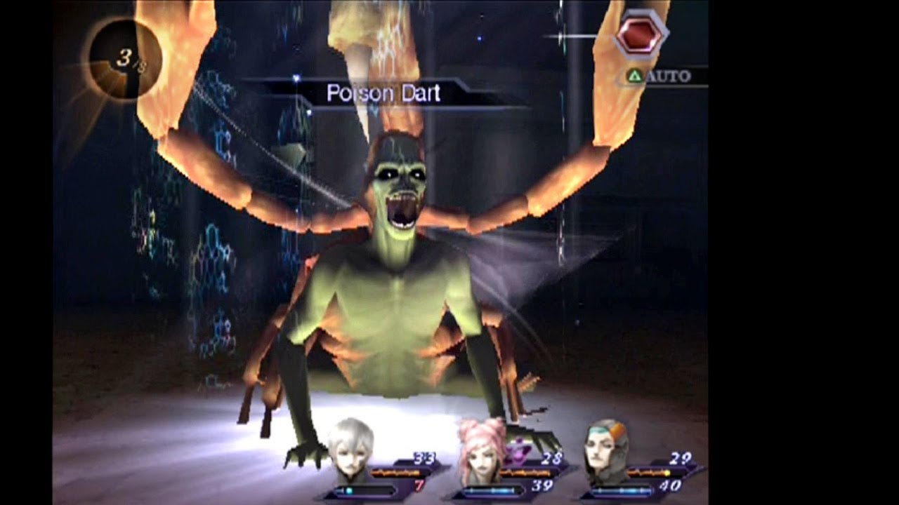Gameplay-bilde fra Shin megami tensei - Digital devil saga - Playstation 2 spill (PS2)