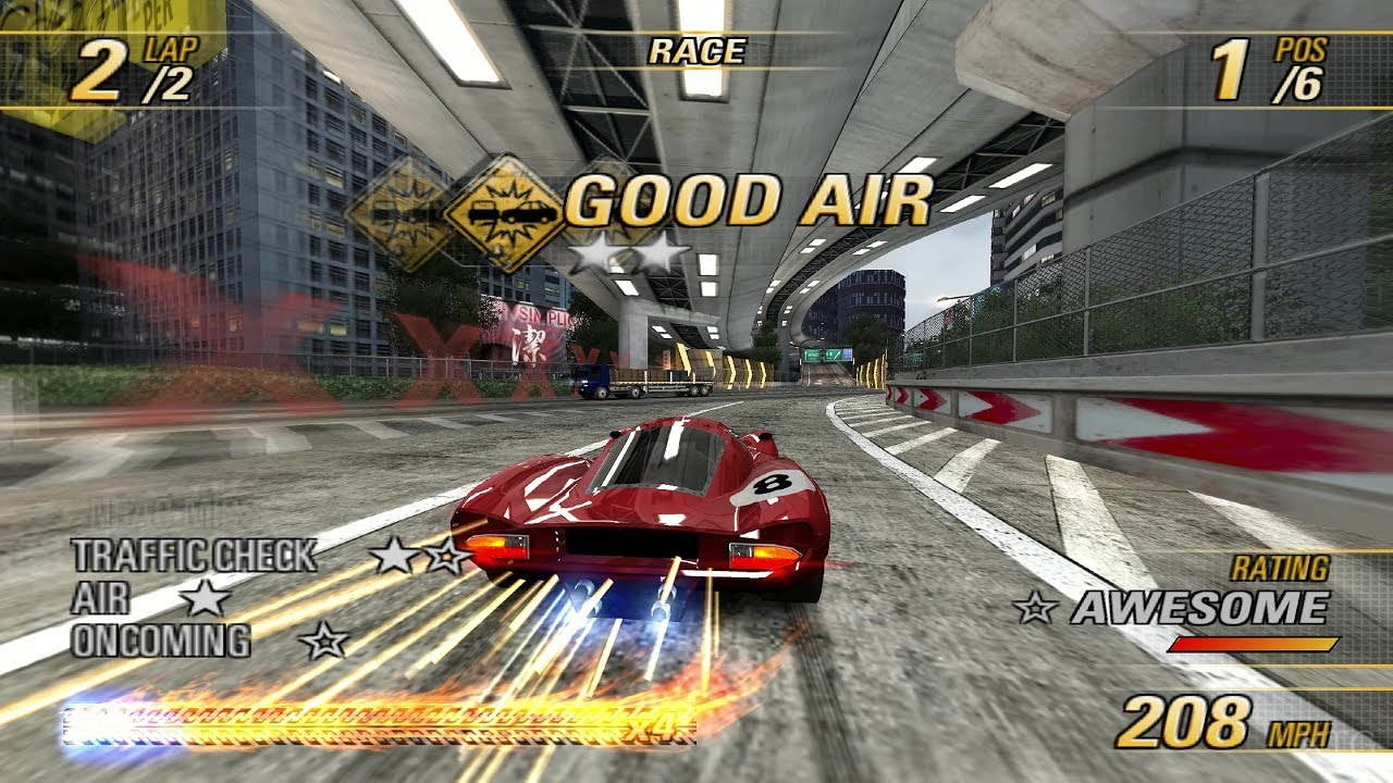 Burnout - Playstation 2 spill (PS2)