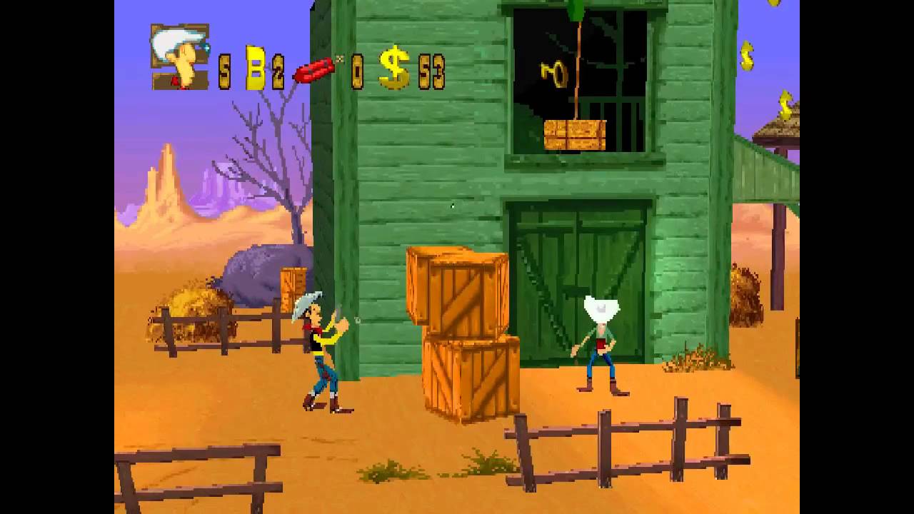 Lucky luke - Playstation 1 spill (PS1)