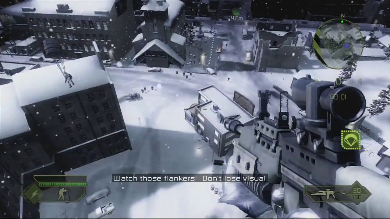 Gameplay-bilde fra Battlefield 2 Modern Combat Brukt Xbox 360 Spill