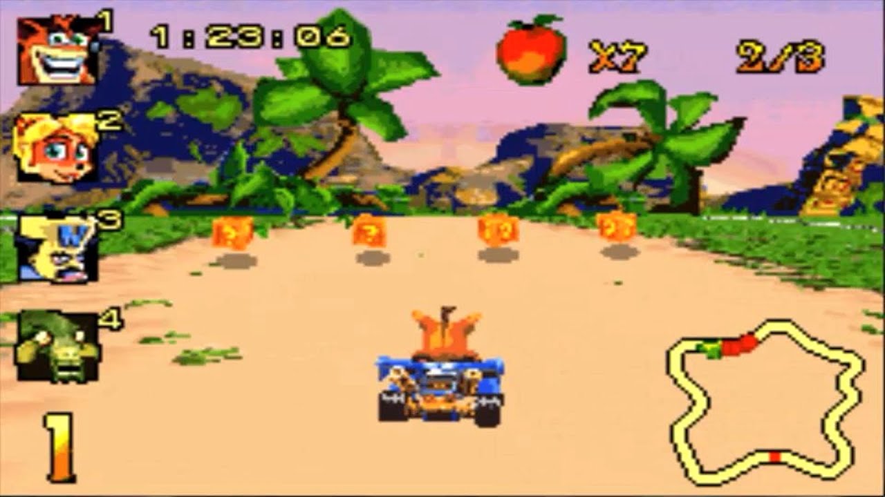 Crash nitro kart - Nintendo Gameboy advance spill (GBA)