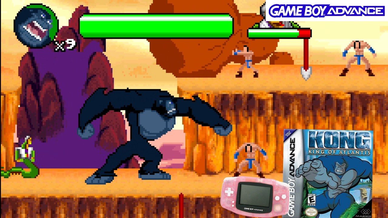 Kong - King of atlantis - Nintendo Gameboy advance spill (GBA)
