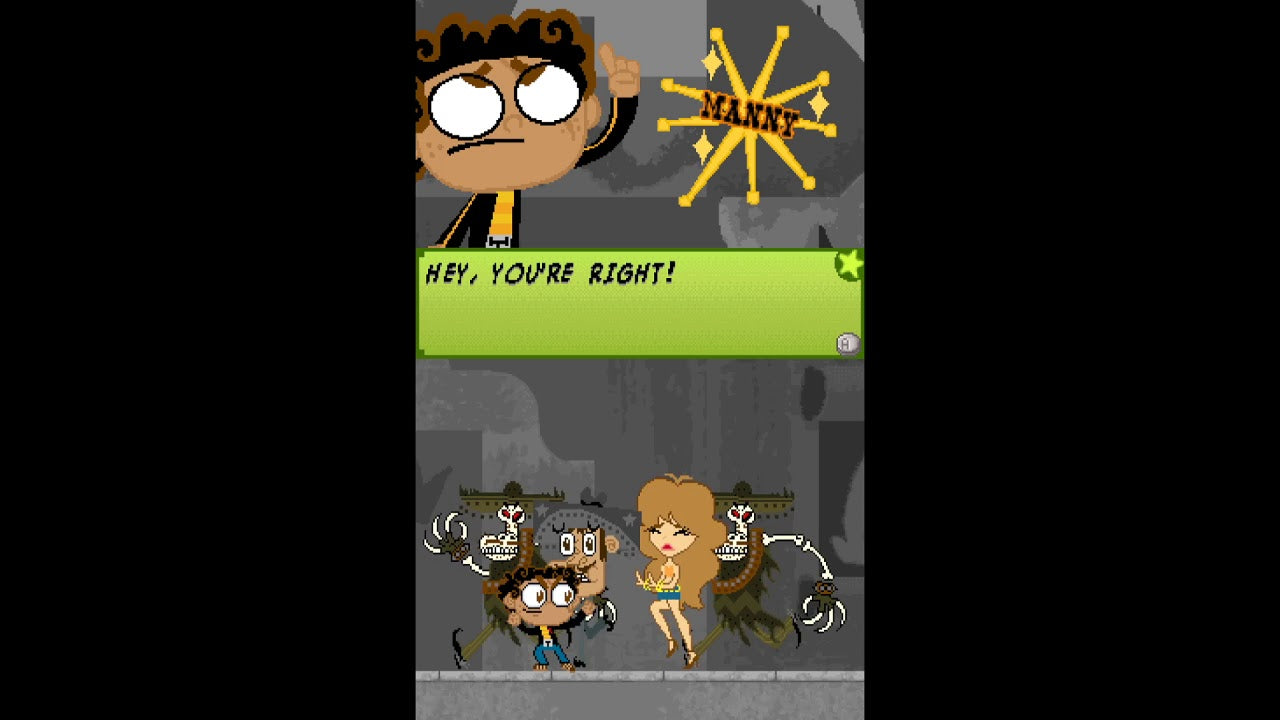 Gameplay-bilde fra Nickelodeon El Tigre The Adventures Of Manny Rivera Nintendo Ds Spill