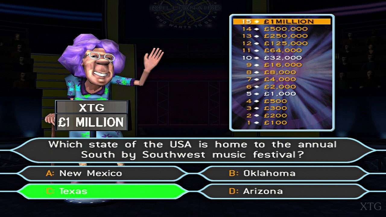 Who wants to be a millionaire (party edition) - Playstation 2 spill (PS2)