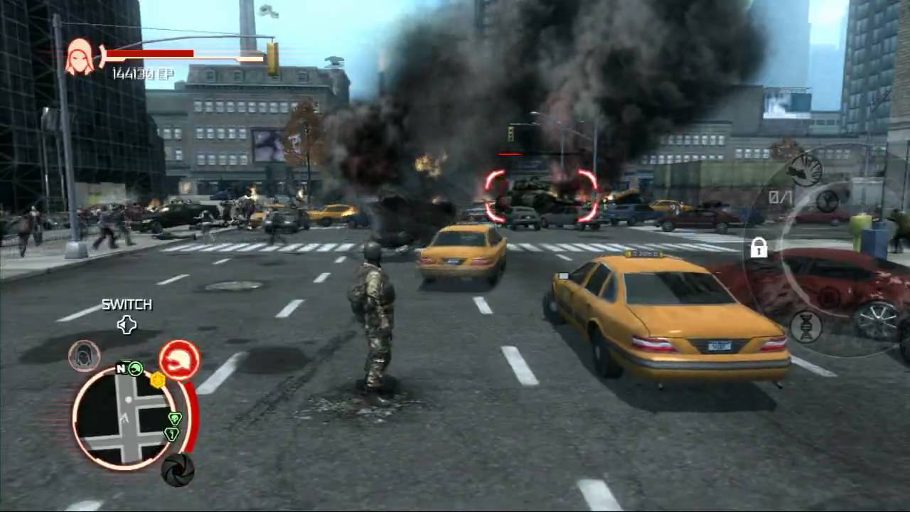Gameplay-bilde fra Prototype – Xbox 360 spill