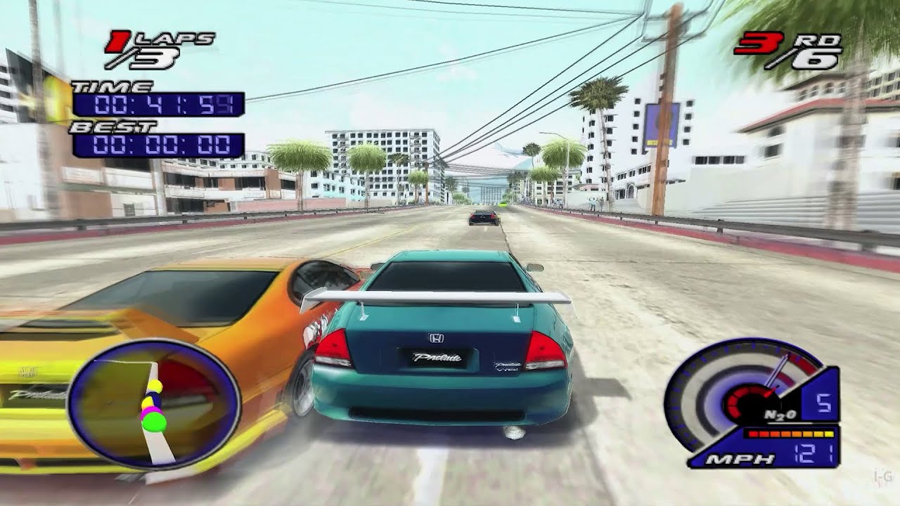 Juiced (platinum) - Playstation 2 spill (PS2)