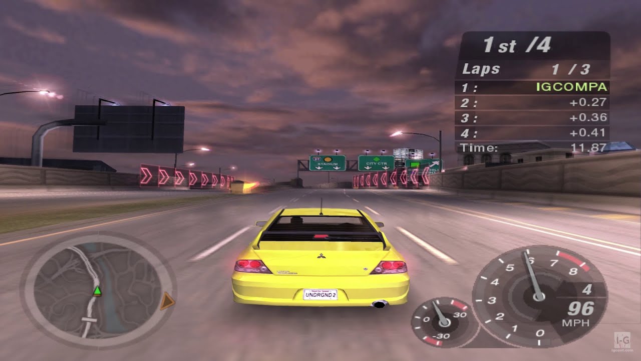 Need for speed - underground 2 - Playstation 2 spill (PS2)