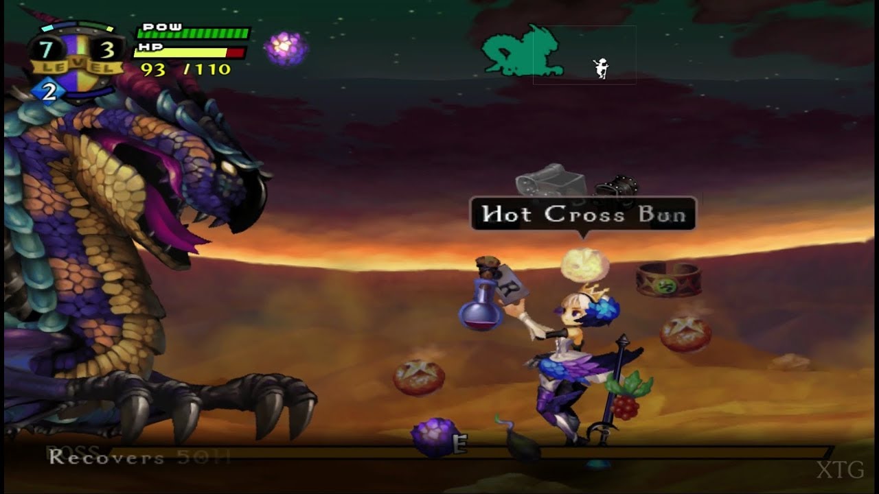 Gameplay-bilde fra Odin Sphere - Playstation 2 spill (PS2)