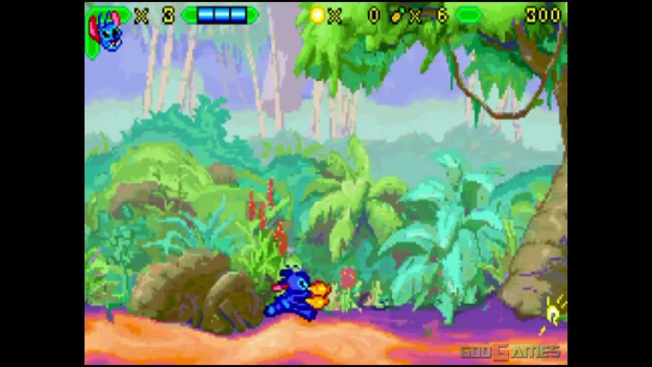 Disney's Lilo & Stitch - Nintendo Gameboy advance spill (GBA)