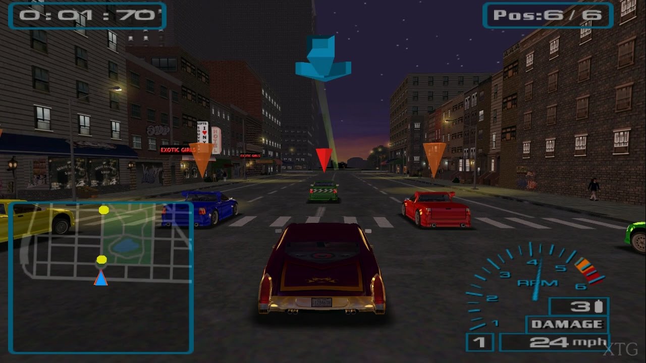 Midnight club - Street racing - Playstation 2 spill (PS2)