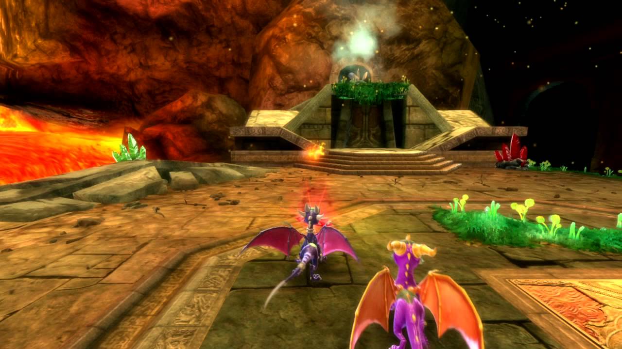Gameplay-bilde fra The Legend of Spyro - Dawn of the Dragon - Nintendo Wii spill
