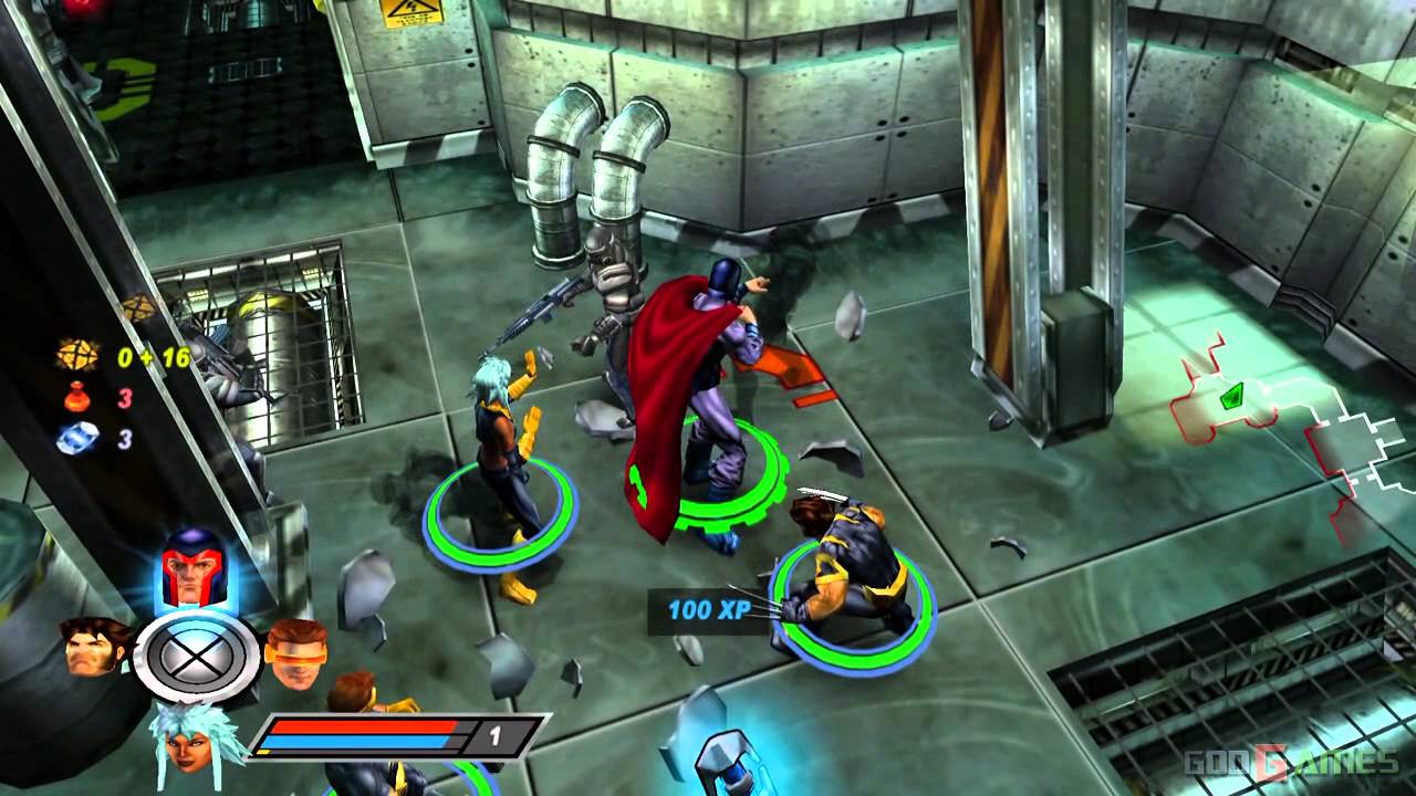 Gameplay-bilde fra X-men legends 2 - Rise of the apocalypse - Playstation 2 spill (PS2)