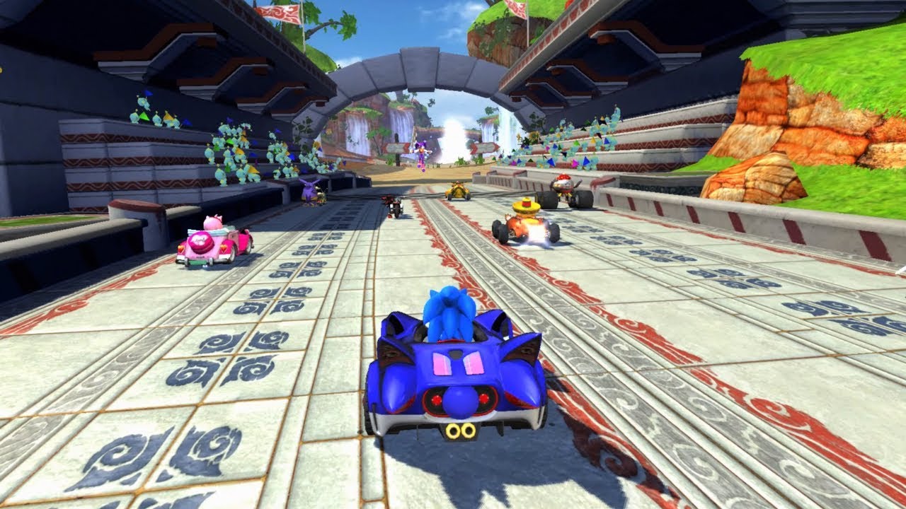 Gameplay-bilde fra Sonic Sega All-Stars Racing (classics) – Xbox 360 spill