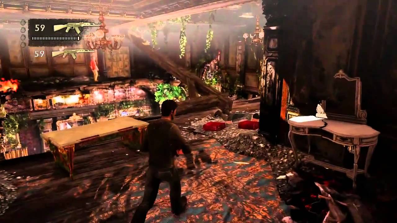 Gameplay-bilde fra Uncharted 3 - Drake's Deception (game of the year edition) - Playstation 3 spill (ps3)