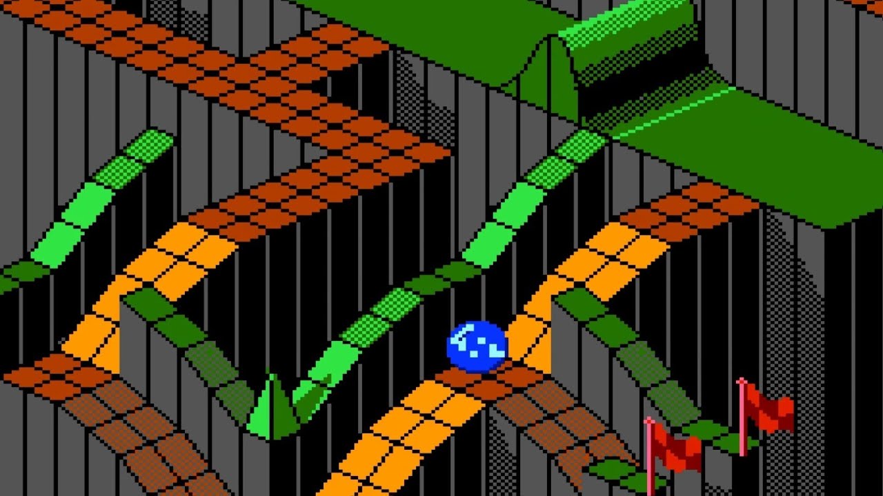 Marble madness (USA) - Nintendo entertainment system / NES spill