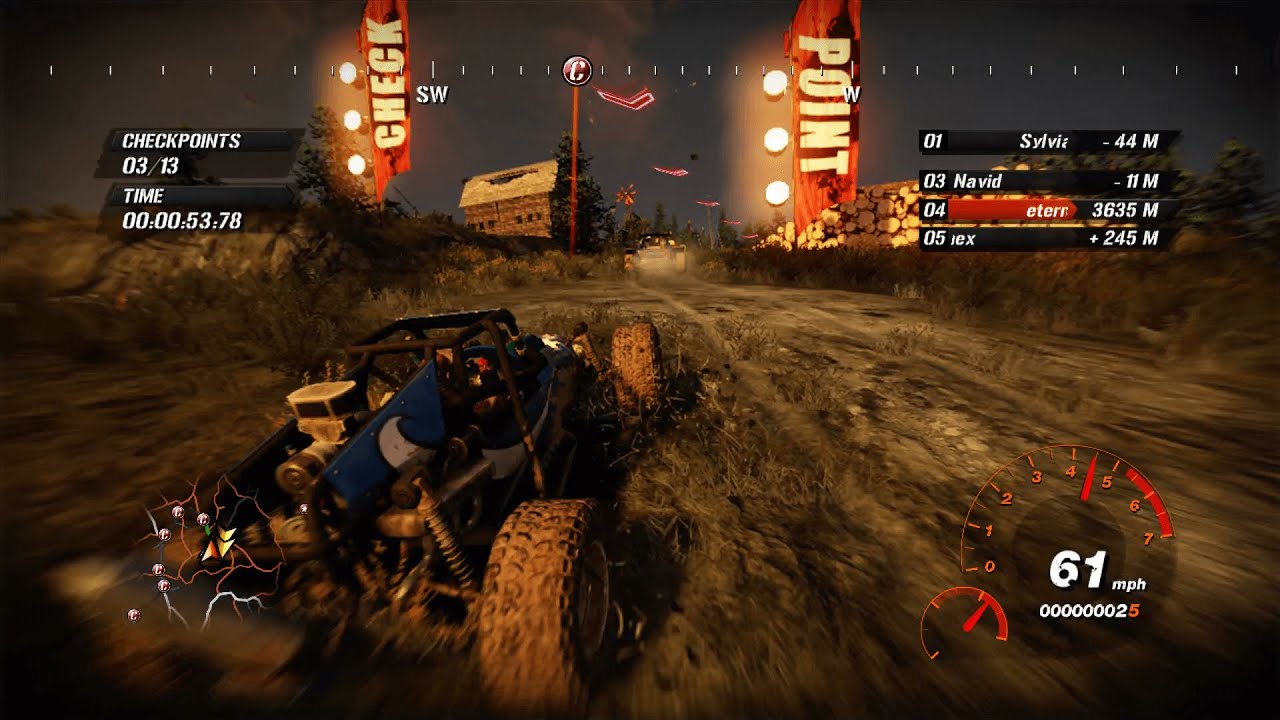 Gameplay-bilde fra Fuel Xbox 360 Spill