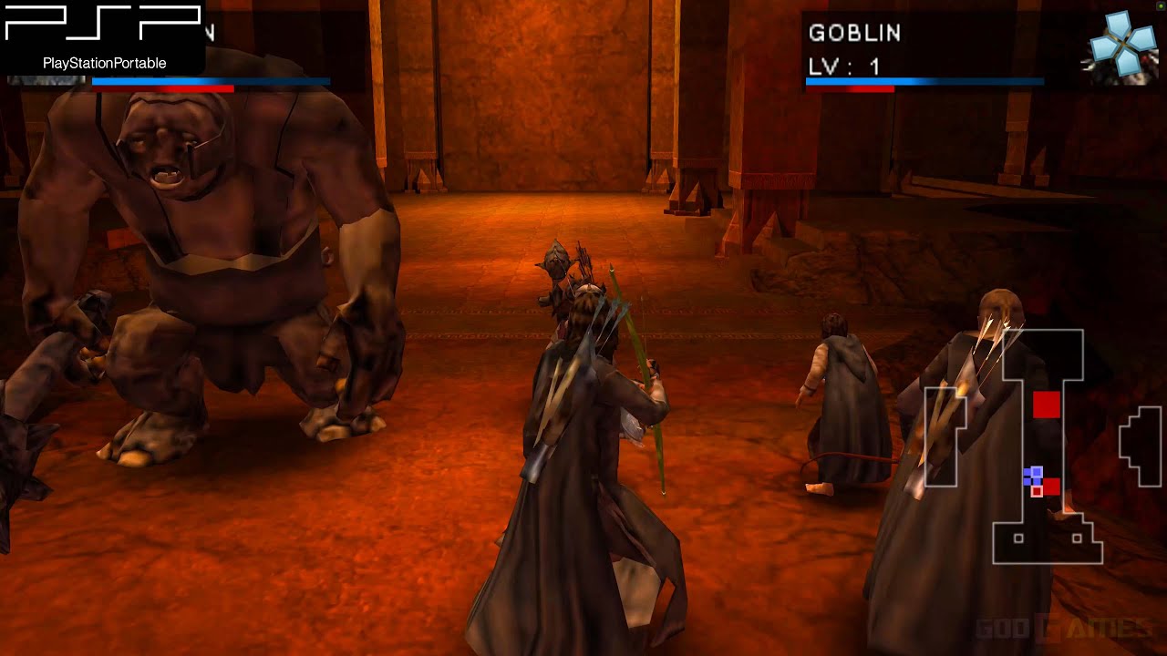 Gameplay-bilde fra Lord Of The Rings Tactics Playstation Portable Spill Psp