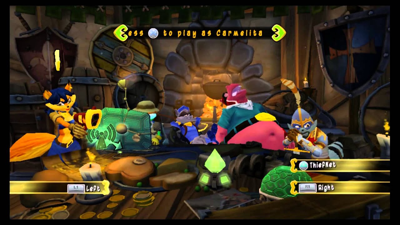 Sly cooper - Thieves in time - Playstation Vita spill (PSVita)