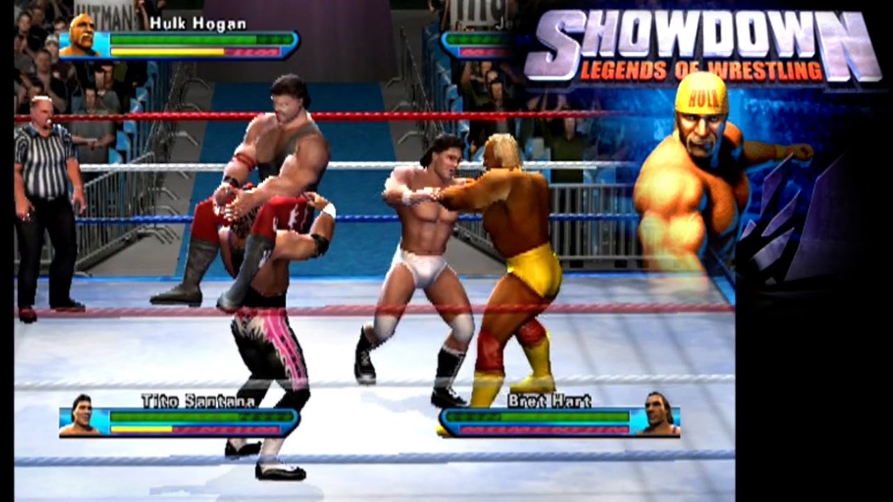Showdown - Legends of wrestling - Playstation 2 spill (PS2)