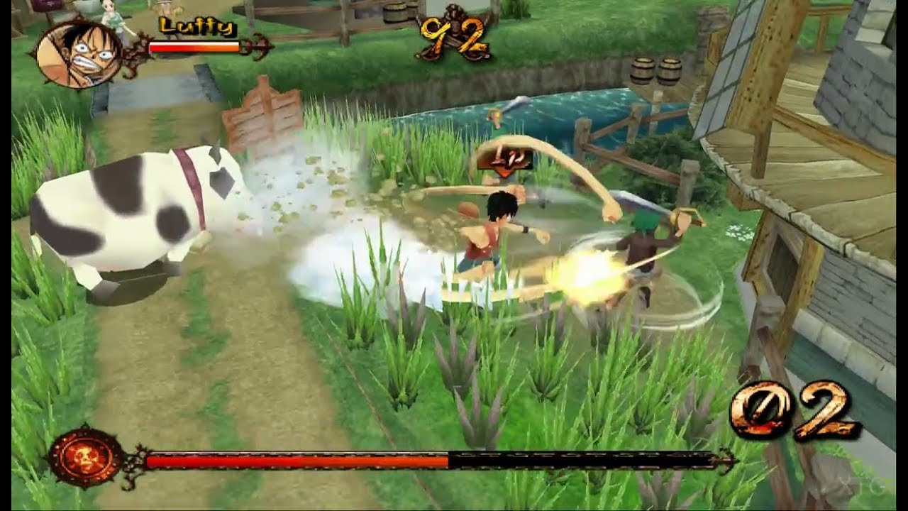 Gameplay-bilde fra One piece - Grand adventure - Playstation 2 spill (PS2)