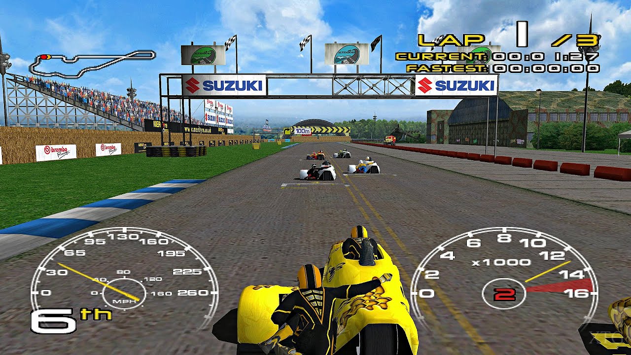 Crescent suzuki racing - Playstation 2 spill (PS2)