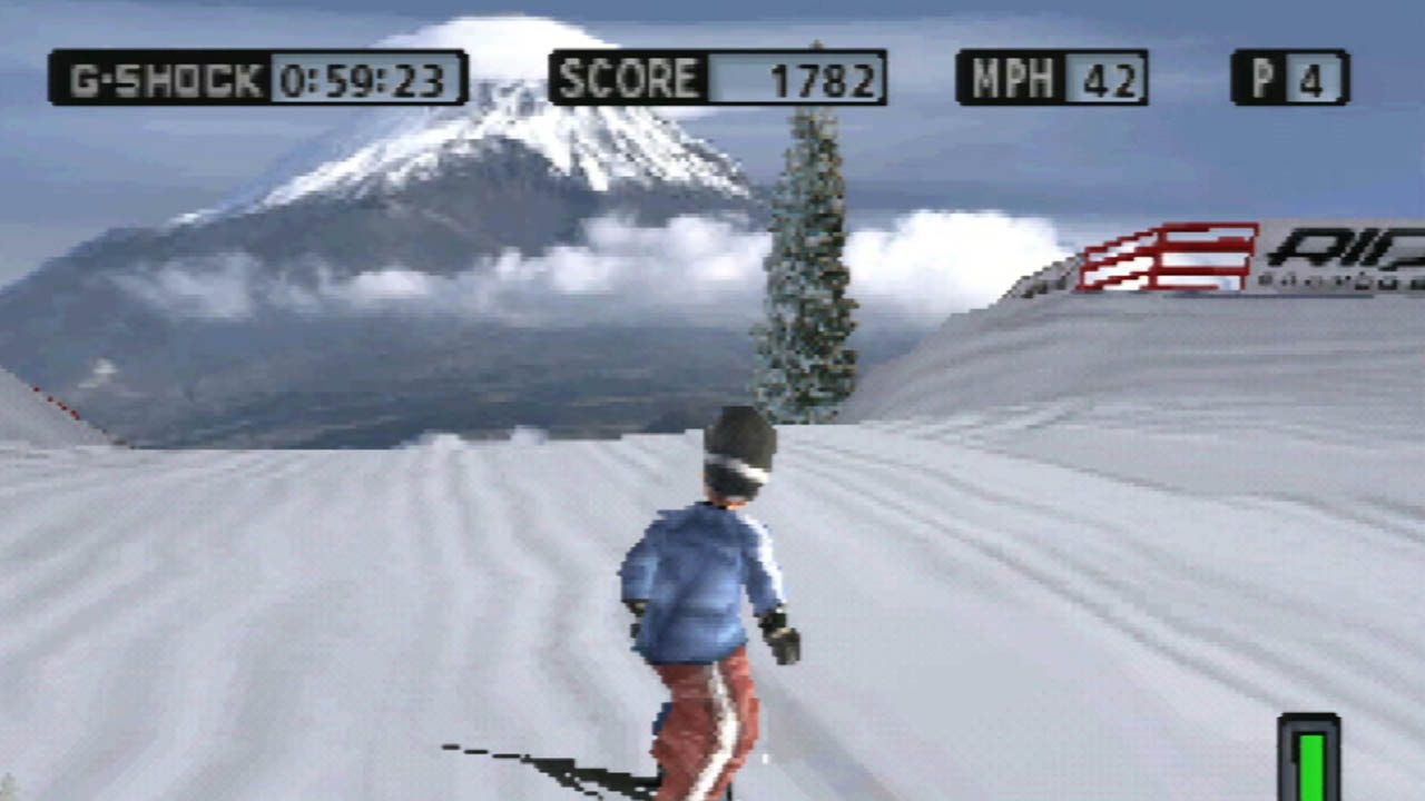Gameplay-bilde fra Cool boarders 4 - Playstation 1 spill (PS1)